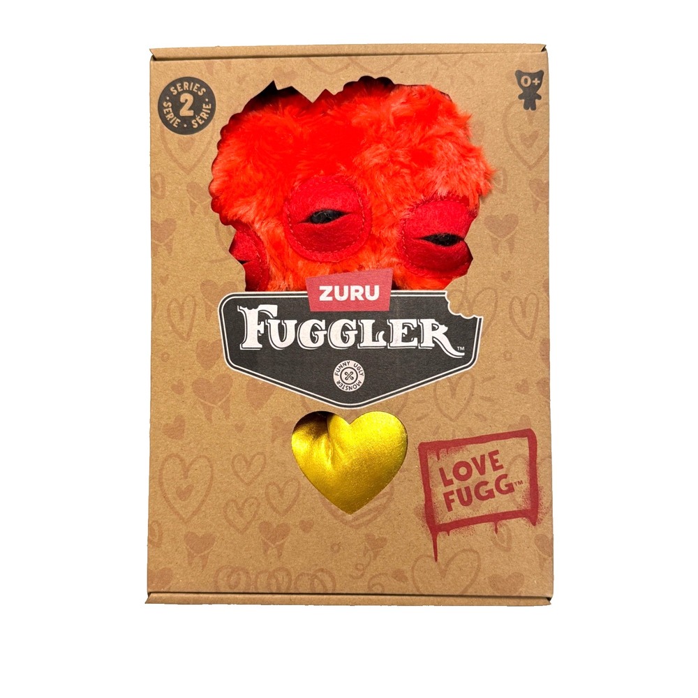 Fuggler Love Fugg Annoyed Alien Plush Red Gold Heart Series 2 2026
